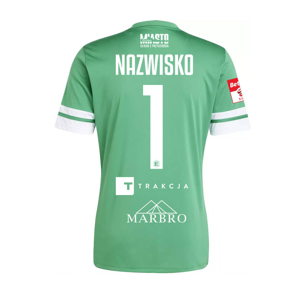adidas Elana Toruń juniorska koszulka meczowa bramkarza z nazwiskiem i numerem