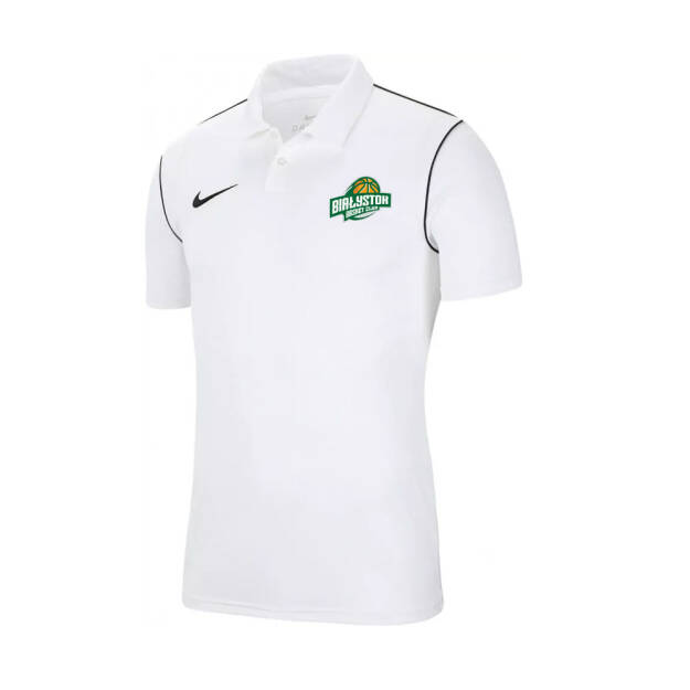 Nike BC Białystok Junior koszulka polo biała