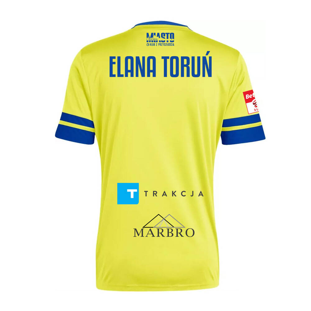 adidas Elana Toruń juniorska koszulka meczowa domowa bez numeru