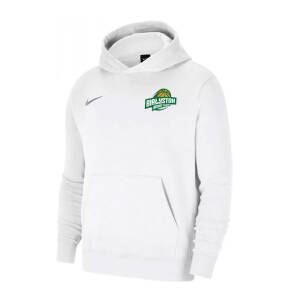 Nike BC Białystok Junior bluza bawełniana biała