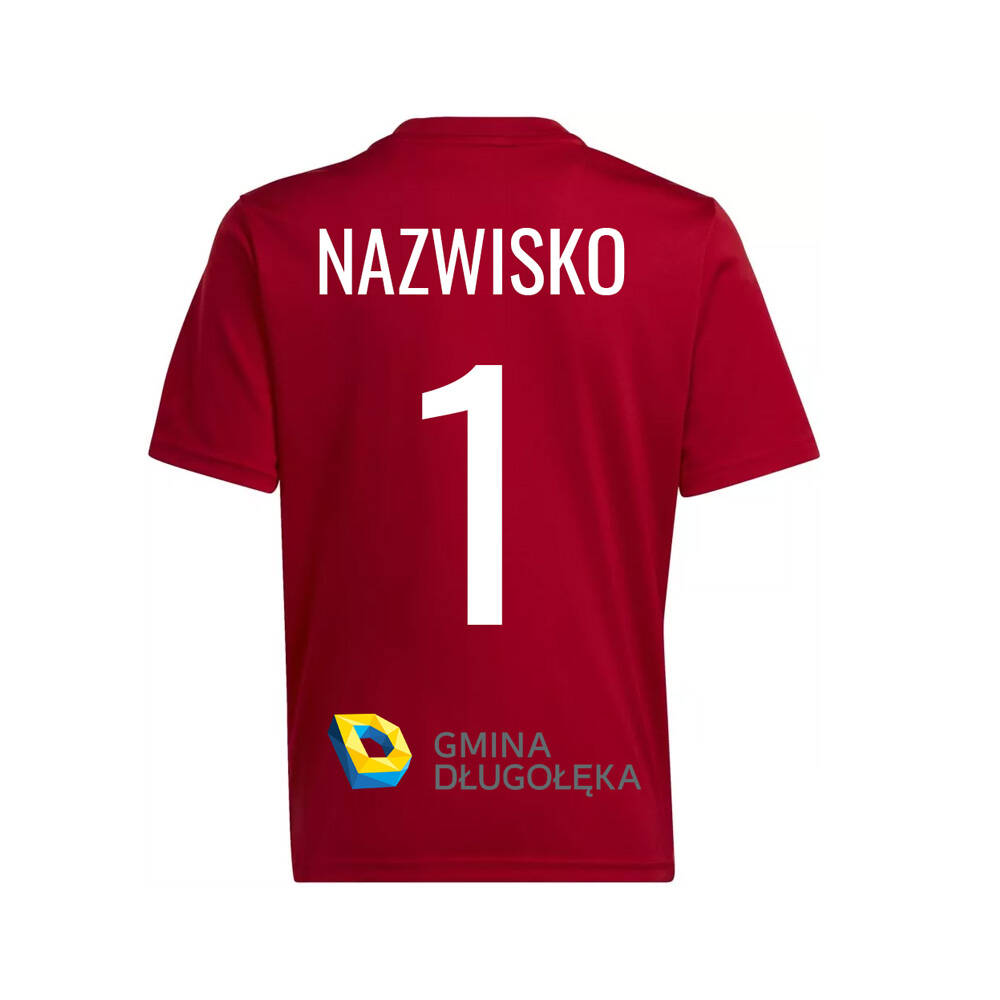 adidas Tęcza Brzezia Łąka Junior koszulka czerwona